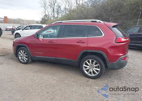 2015 Jeep Cherokee Limited z USA, uszkodzony, nr VIN 1C4PJLDS7FW572617